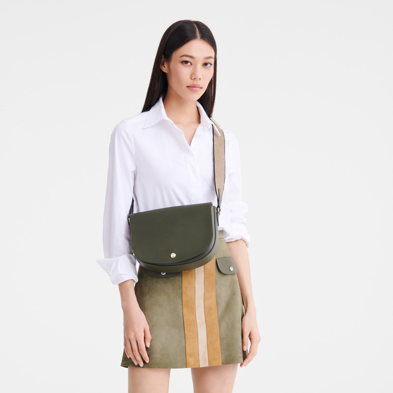 Bolsas Crossbody Longchamp Épure M Crossbody bag Feminino Caqui | LC-XJHR4985