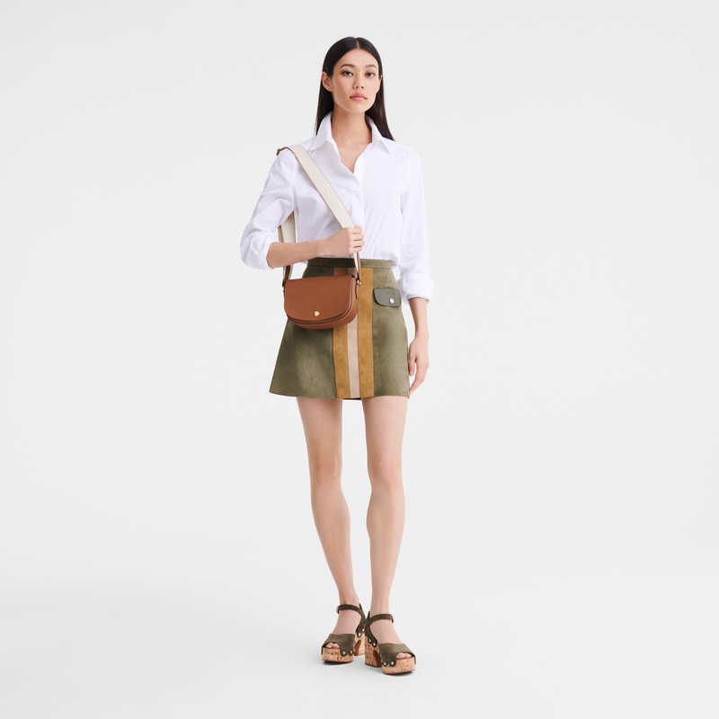 Bolsas Crossbody Longchamp Épure S Crossbody bag Feminino Cognac | LC-RRDZ4933