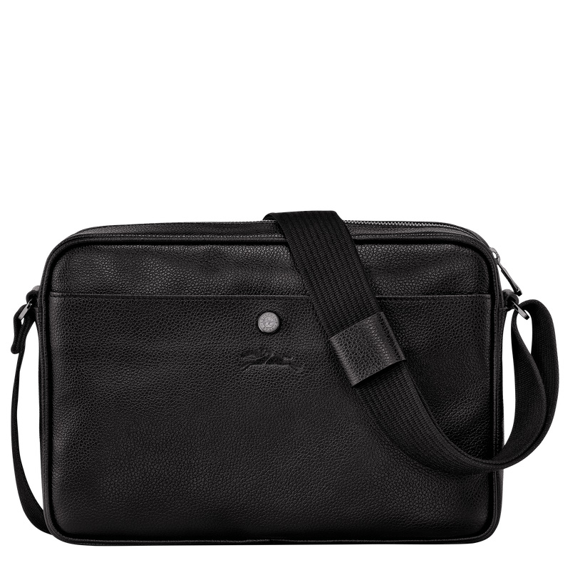 Bolsas Crossbody Longchamp Le Foulonné M Camera bag Masculino Pretas | LC-SPYC6448
