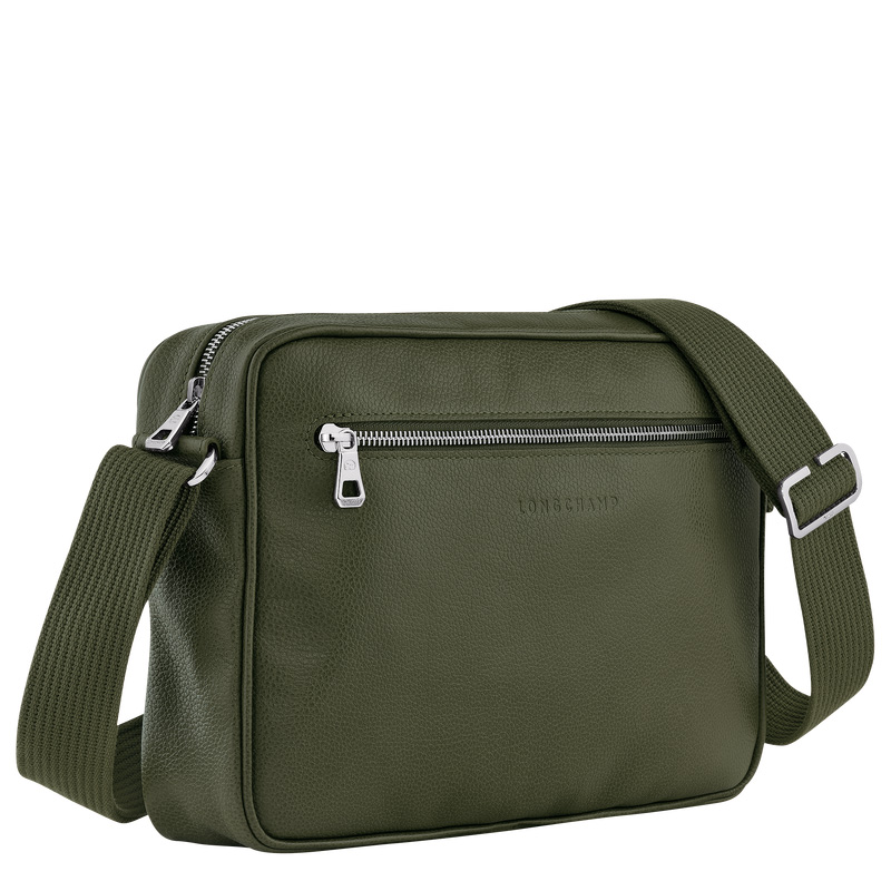 Bolsas Crossbody Longchamp Le Foulonné M Camera bag Masculino Caqui | LC-UGHX6541