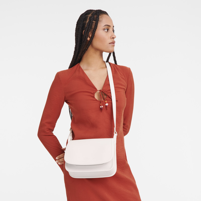 Bolsas Crossbody Longchamp Le Foulonné M Crossbody bag Feminino Paper | LC-ZNBQ9315