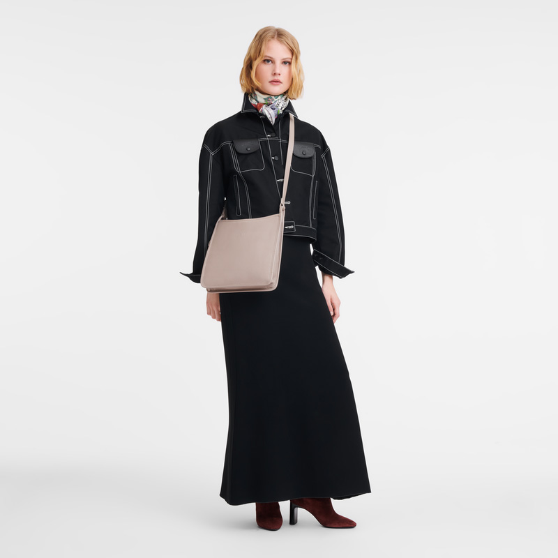 Bolsas Crossbody Longchamp Le Foulonné M Crossbody bag Feminino Turtledove | LC-HTQM0046