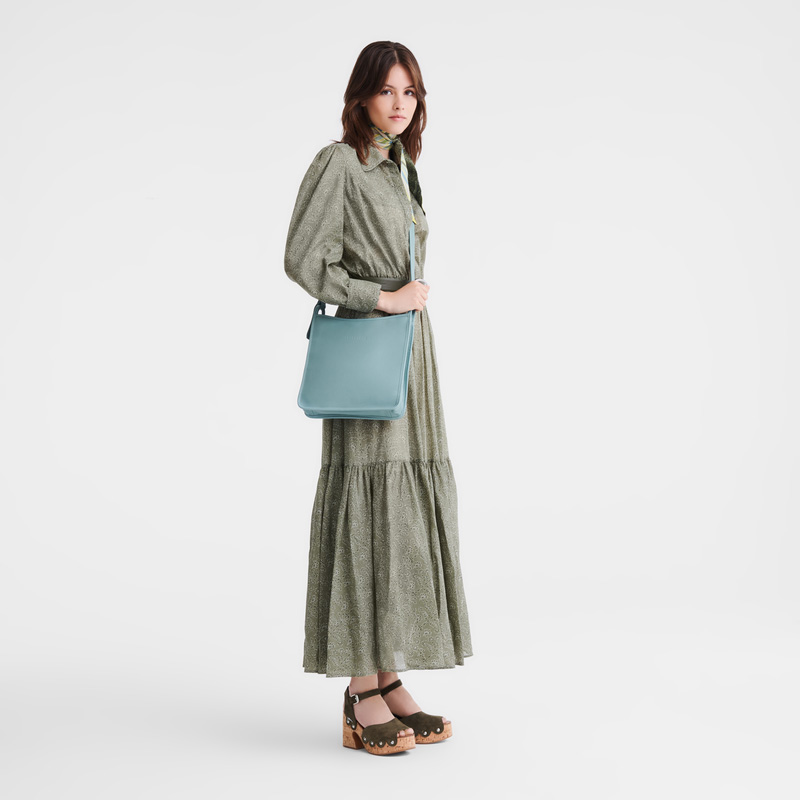 Bolsas Crossbody Longchamp Le Foulonné M Crossbody bag Feminino Eucalyptus | LC-QLLW4818