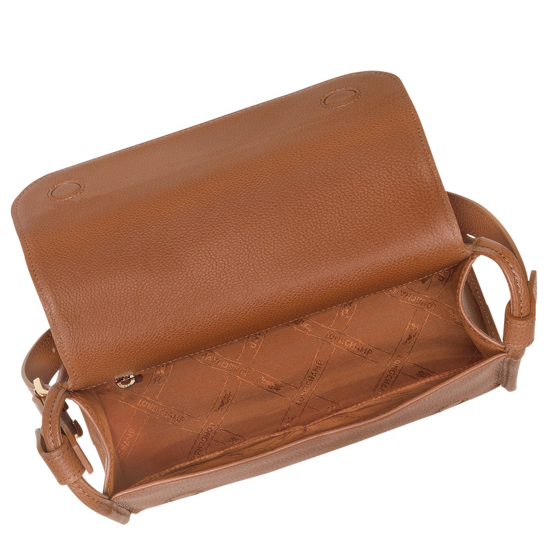 Bolsas Crossbody Longchamp Le Foulonné M Crossbody bag Feminino Caramel | LC-AVZC8771