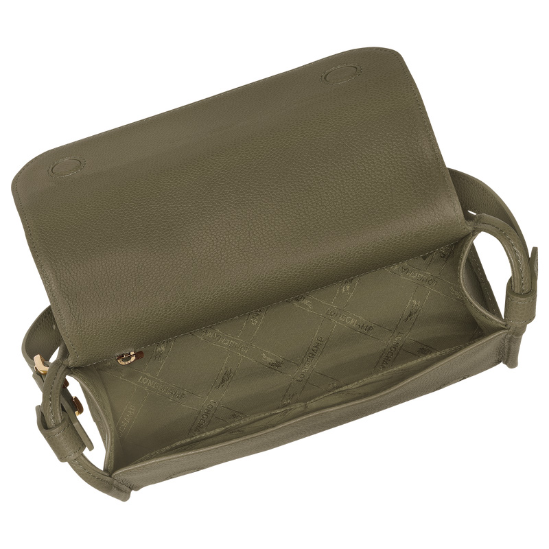 Bolsas Crossbody Longchamp Le Foulonné M Crossbody bag Feminino Caqui | LC-ZSOZ6312
