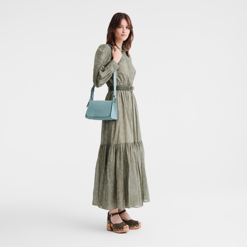 Bolsas Crossbody Longchamp Le Foulonné M Crossbody bag Feminino Eucalyptus | LC-VBPA0058