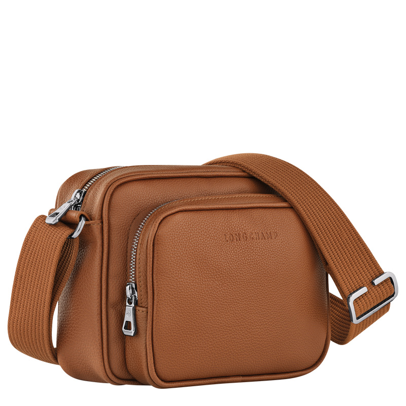 Bolsas Crossbody Longchamp Le Foulonné S Camera bag Masculino Caramel | LC-JBCU2191