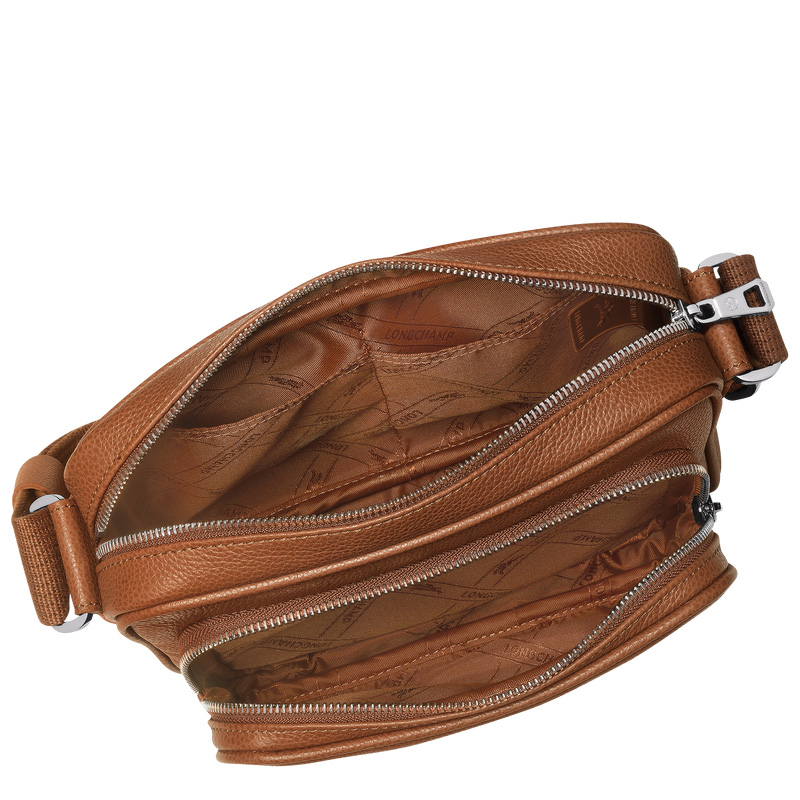 Bolsas Crossbody Longchamp Le Foulonné S Camera bag Masculino Caramel | LC-JBCU2191