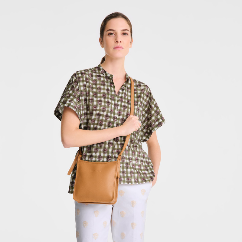 Bolsas Crossbody Longchamp Le Foulonné S Crossbody bag Feminino Walnut | LC-HGBX0630