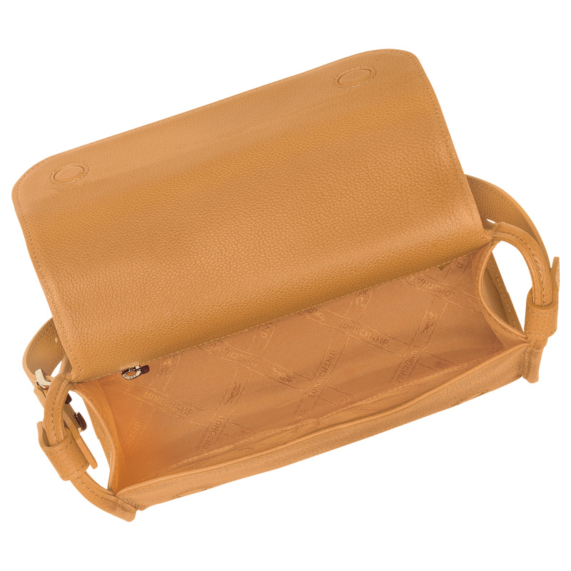 Bolsas Crossbody Longchamp Le Foulonné M Crossbody bag Feminino Walnut | LC-SBCZ4714