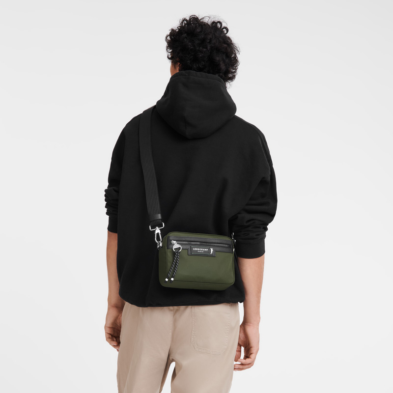 Bolsas Crossbody Longchamp Le Pliage Energy S Camera bag Masculino Caqui | LC-RIZK5068