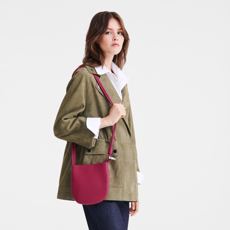 Bolsas Crossbody Longchamp Le Roseau S Crossbody bag Feminino Beetroot | LC-RSYM5630