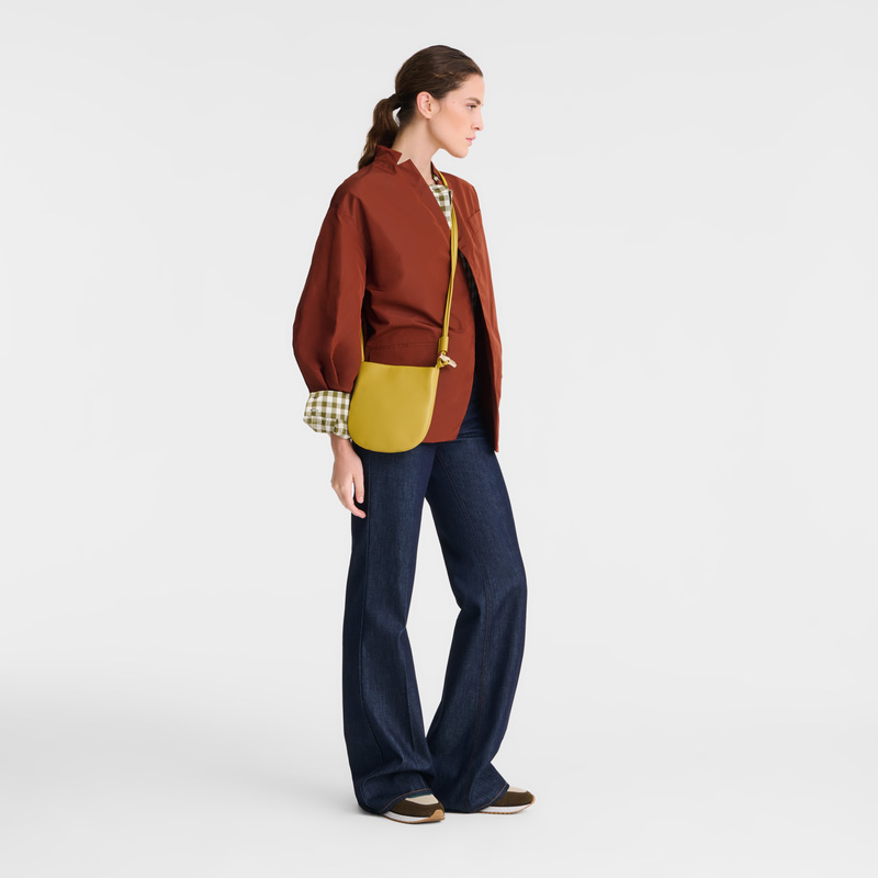 Bolsas Crossbody Longchamp Le Roseau S Crossbody bag Feminino Ginger | LC-VDZR5288