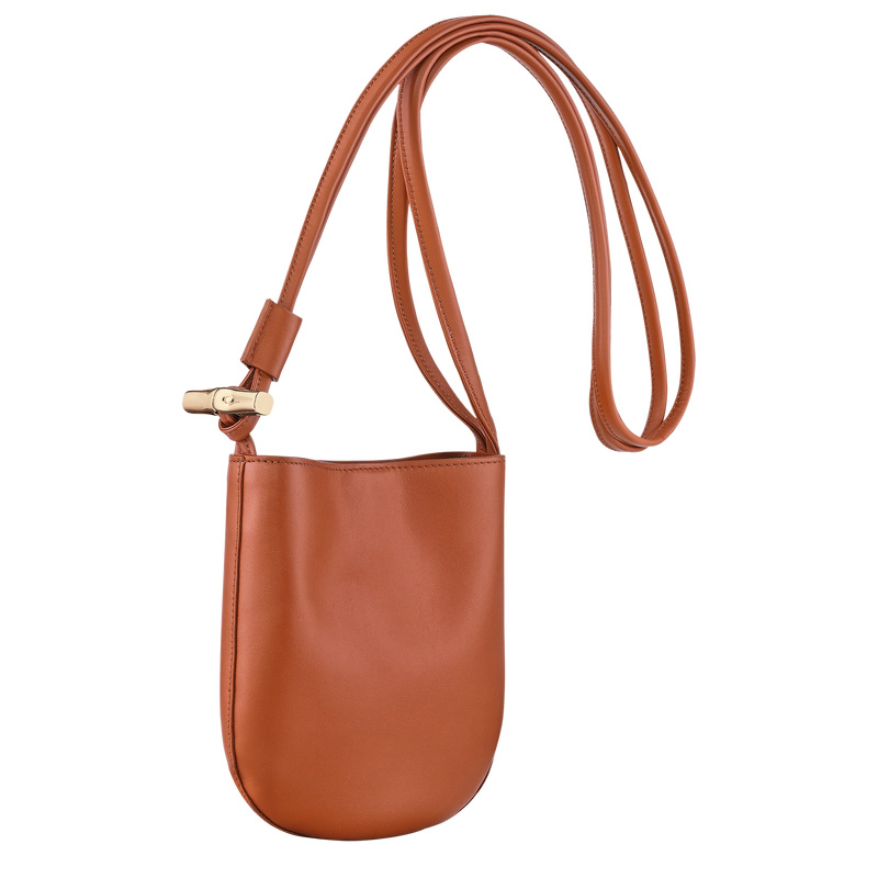 Bolsas Crossbody Longchamp Le Roseau S Crossbody bag Feminino Bark | LC-ABKI3119