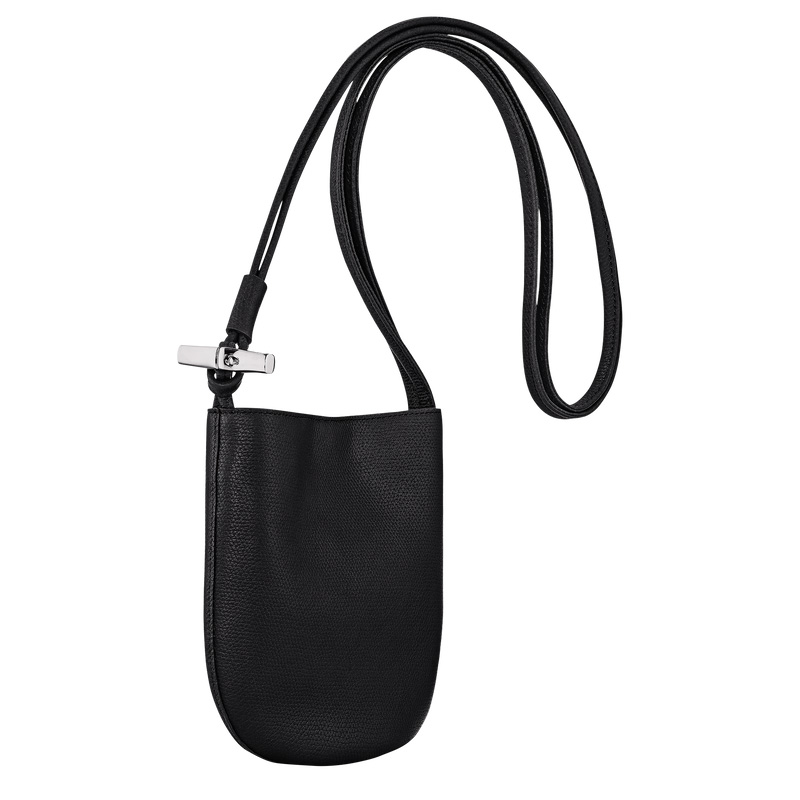 Bolsas Crossbody Longchamp Le Roseau S Crossbody bag Feminino Pretas | LC-EBYR8019
