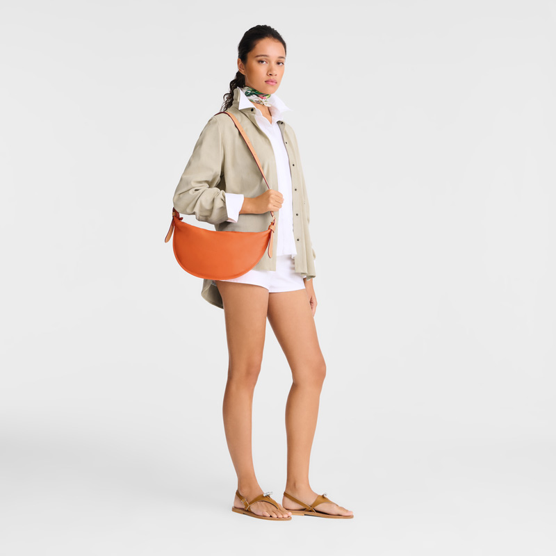 Bolsas Crossbody Longchamp Smoothie M Crossbody bag Feminino Laranja | LC-XKWA6708