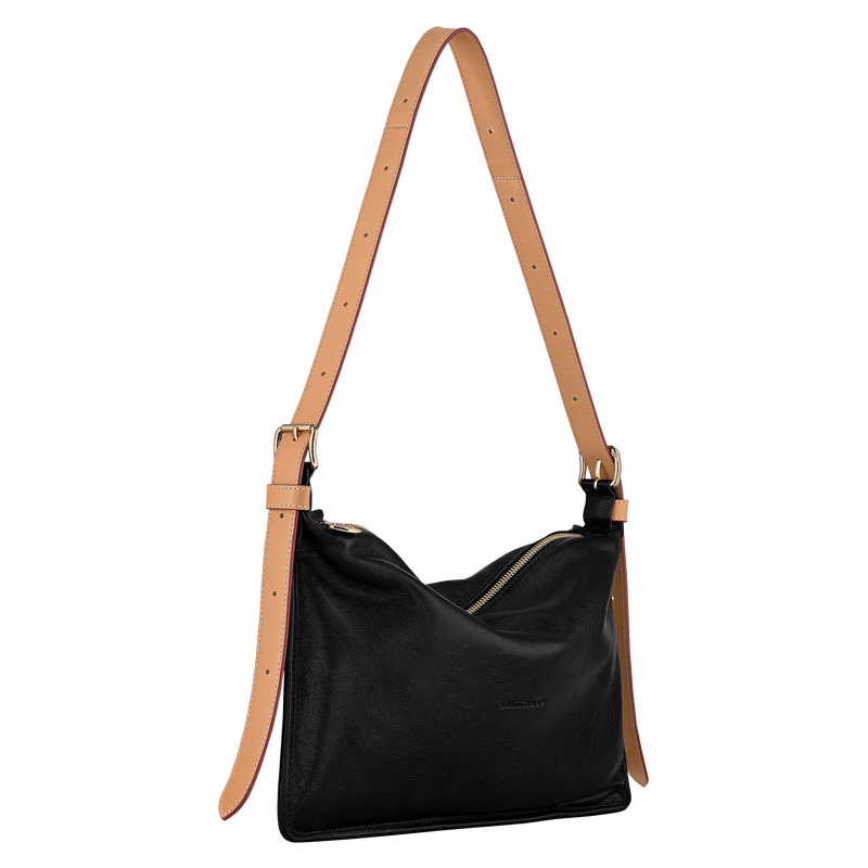 Bolsas Crossbody Longchamp Smoothie M Crossbody bag Feminino Pretas | LC-HFLL8807