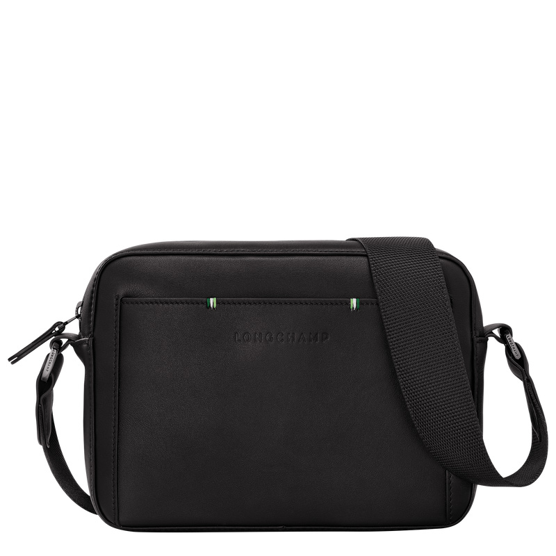 Bolsas Crossbody Longchamp sur Seine Camera bag Masculino Pretas | LC-GHAO3251