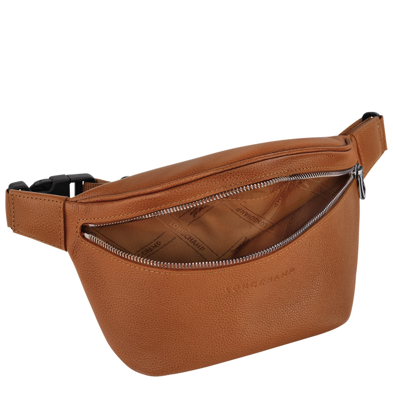 Bolsas De Cintura Longchamp Le Foulonné M Belt bag Feminino Caramel | LC-MTJW1091