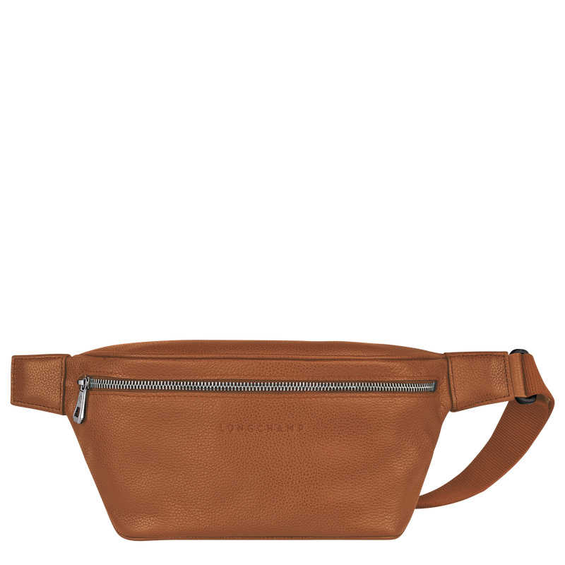 Bolsas De Cintura Longchamp Le Foulonné M Belt bag Masculino Caramel | LC-NEXP4303