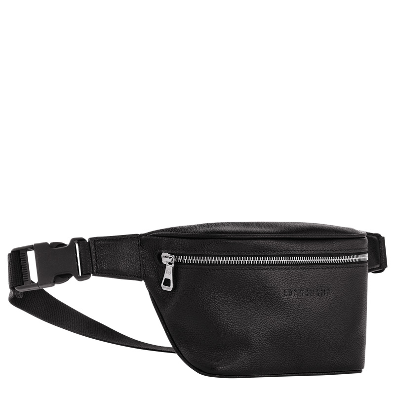 Bolsas De Cintura Longchamp Le Foulonné M Belt bag Masculino Pretas | LC-SFQV0091