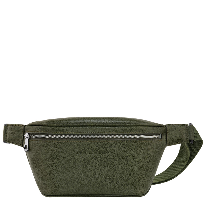 Bolsas De Cintura Longchamp Le Foulonné M Belt bag Masculino Caqui | LC-HDBD9072