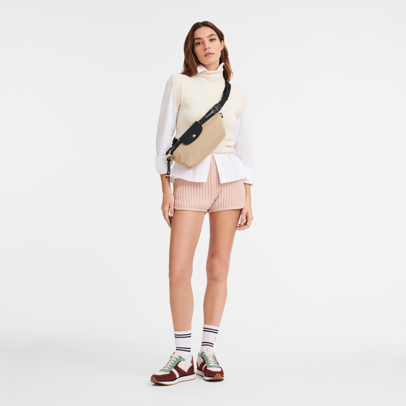 Bolsas De Cintura Longchamp Le Pliage Energy M Belt bag Feminino Clay | LC-FIEE7530