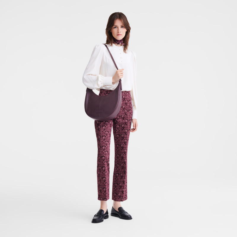 Bolsas De Ombro Longchamp Essential L Crossbody bag Feminino Eggplant | LC-ZFSM7515