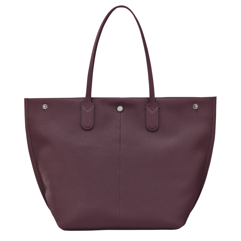 Bolsas De Ombro Longchamp Essential L Tote bag Feminino Eggplant | LC-QSVN4637