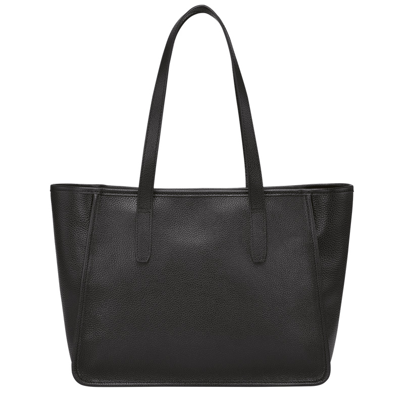 Bolsas De Ombro Longchamp Le Foulonné L Tote bag Feminino Pretas | LC-GWKE7379