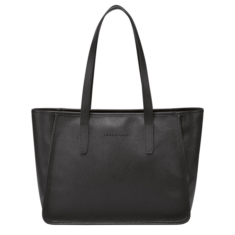 Bolsas De Ombro Longchamp Le Foulonné L Tote bag Feminino Pretas | LC-GWKE7379