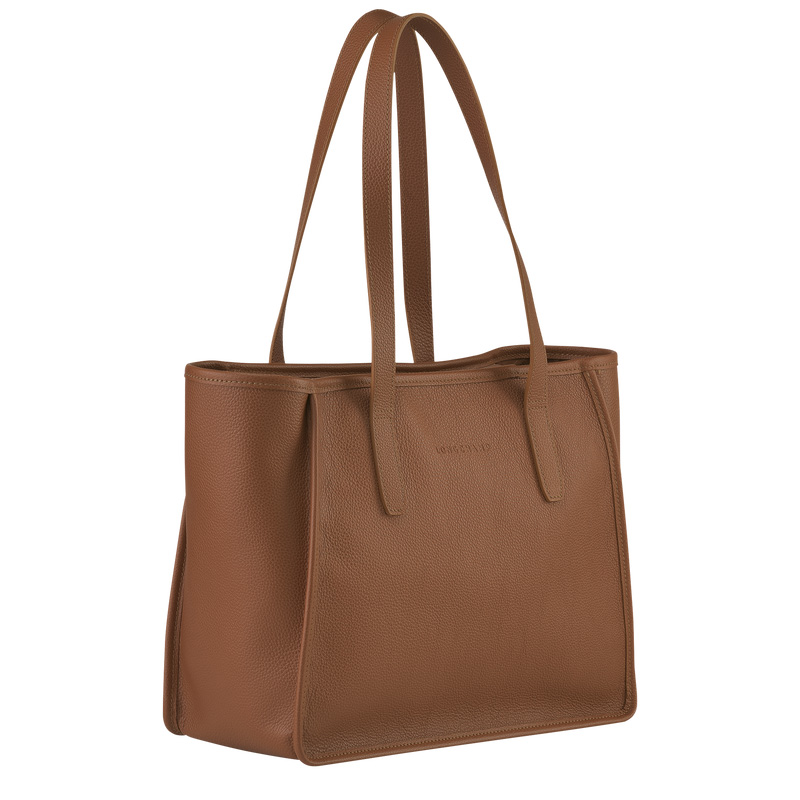 Bolsas De Ombro Longchamp Le Foulonné L Tote bag Feminino Caramel | LC-XAYF5871