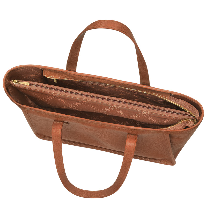 Bolsas De Ombro Longchamp Le Foulonné L Tote bag Feminino Caramel | LC-XAYF5871