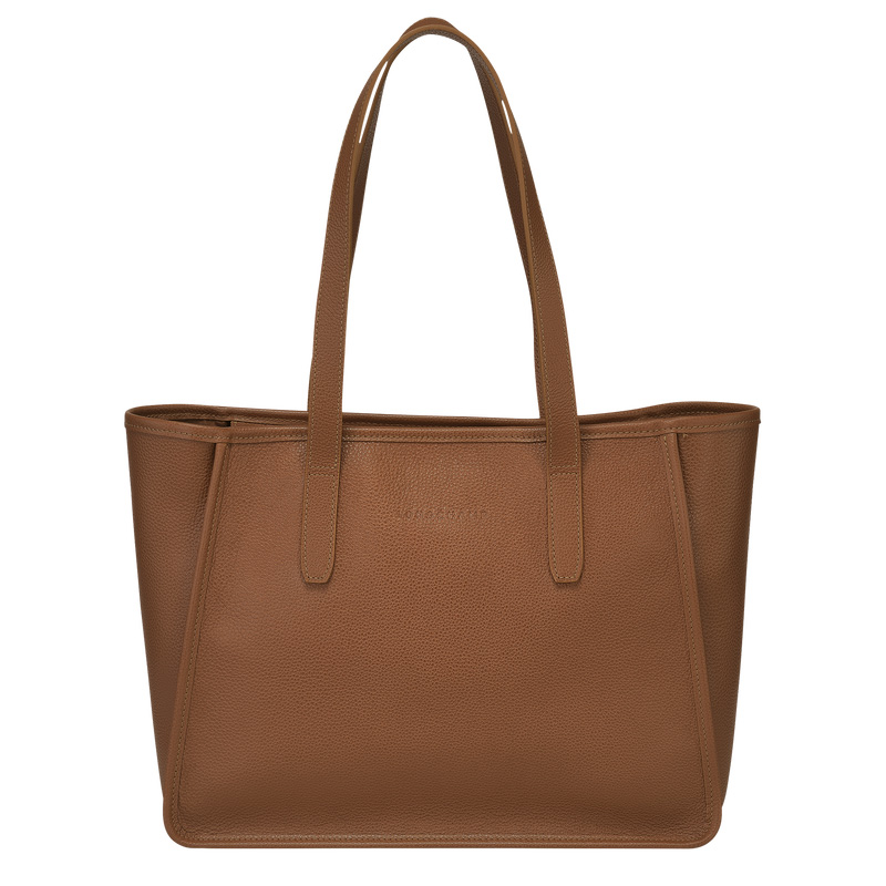 Bolsas De Ombro Longchamp Le Foulonné L Tote bag Feminino Caramel | LC-XAYF5871