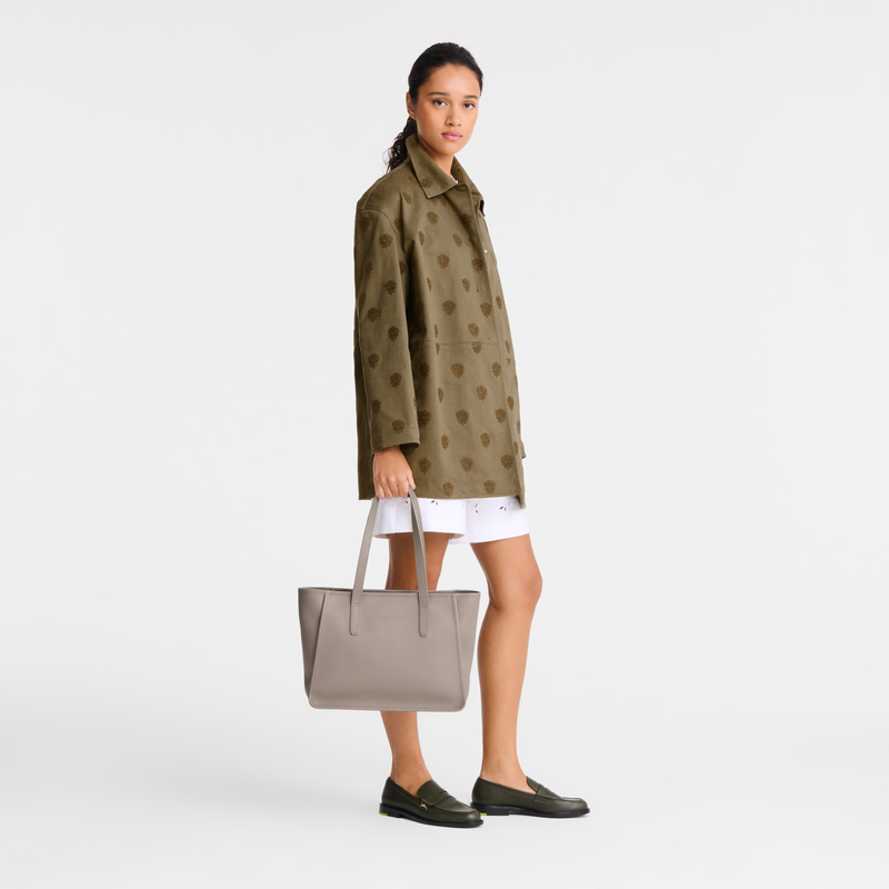 Bolsas De Ombro Longchamp Le Foulonné L Tote bag Feminino Turtledove | LC-JLPD6817