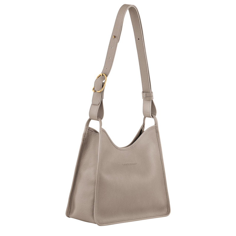 Bolsas De Ombro Longchamp Le Foulonné M Hobo bag Feminino Turtledove | LC-LRRH5074