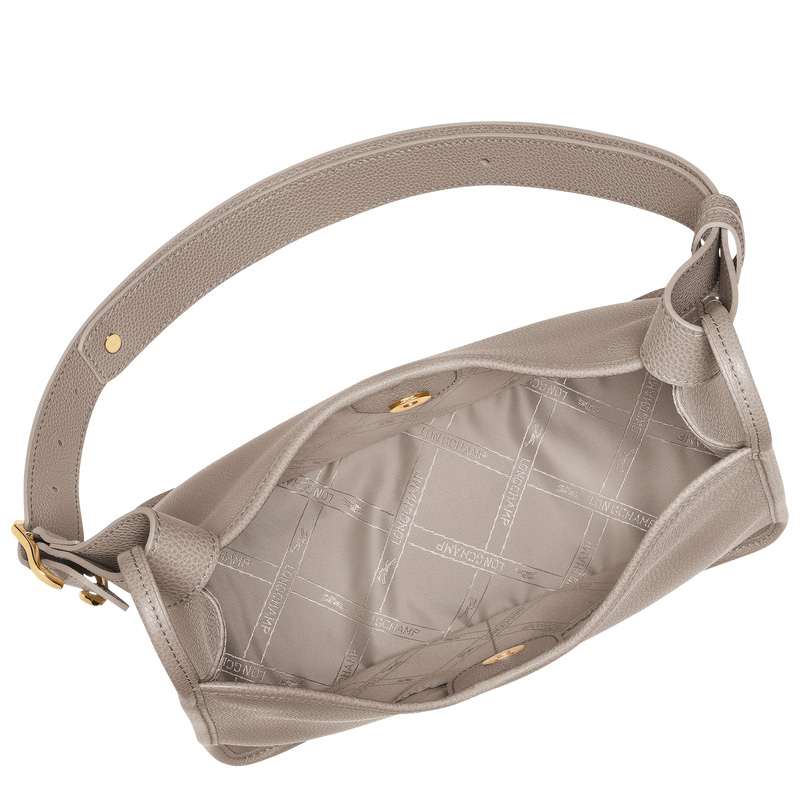 Bolsas De Ombro Longchamp Le Foulonné M Hobo bag Feminino Turtledove | LC-LRRH5074