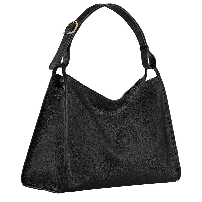 Bolsas De Ombro Longchamp Le Foulonné XL Shoulder bag Feminino Pretas | LC-FORQ1039