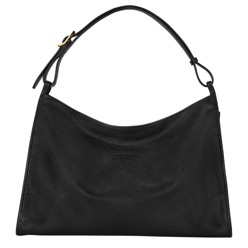 Bolsas De Ombro Longchamp Le Foulonné XL Shoulder bag Feminino Pretas | LC-FORQ1039