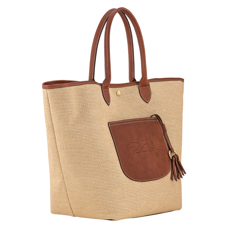 Bolsas De Ombro Longchamp Le Pliage Collection L Basket bag Feminino Marrom | LC-BWFY9771