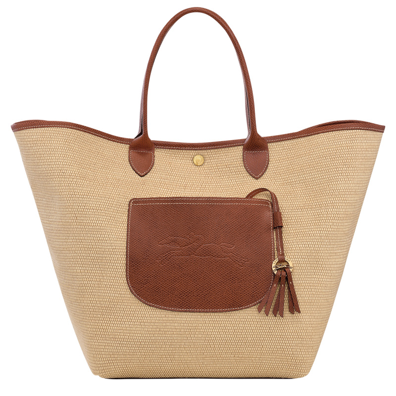 Bolsas De Ombro Longchamp Le Pliage Collection L Basket bag Feminino Marrom | LC-BWFY9771