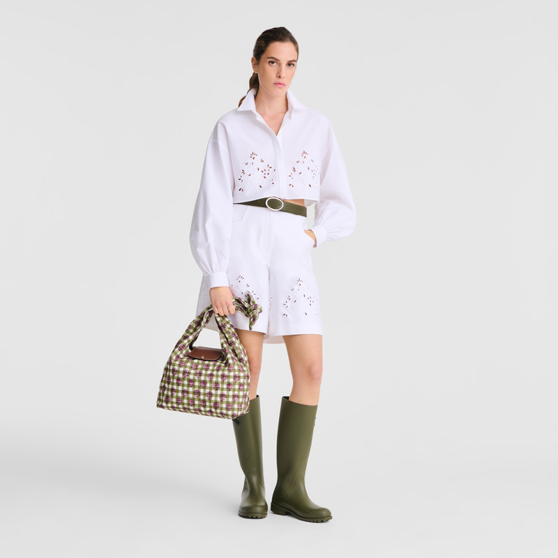 Bolsas De Ombro Longchamp Le Pliage Collection M Shoulder bag Feminino Artichoke | LC-BPJN0361