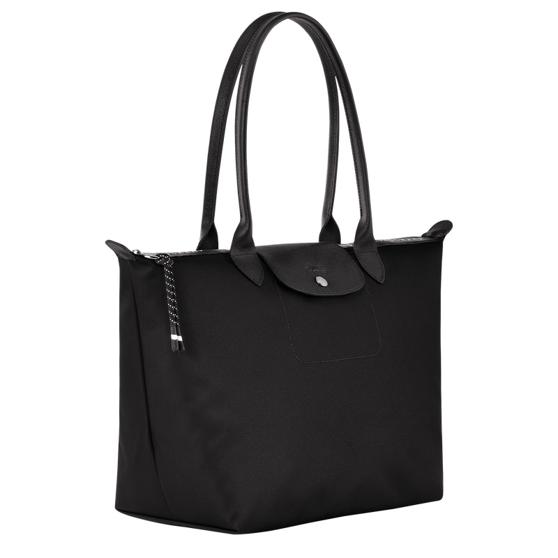 Bolsas De Ombro Longchamp Le Pliage Energy L Tote bag Feminino Pretas | LC-OBMQ9087