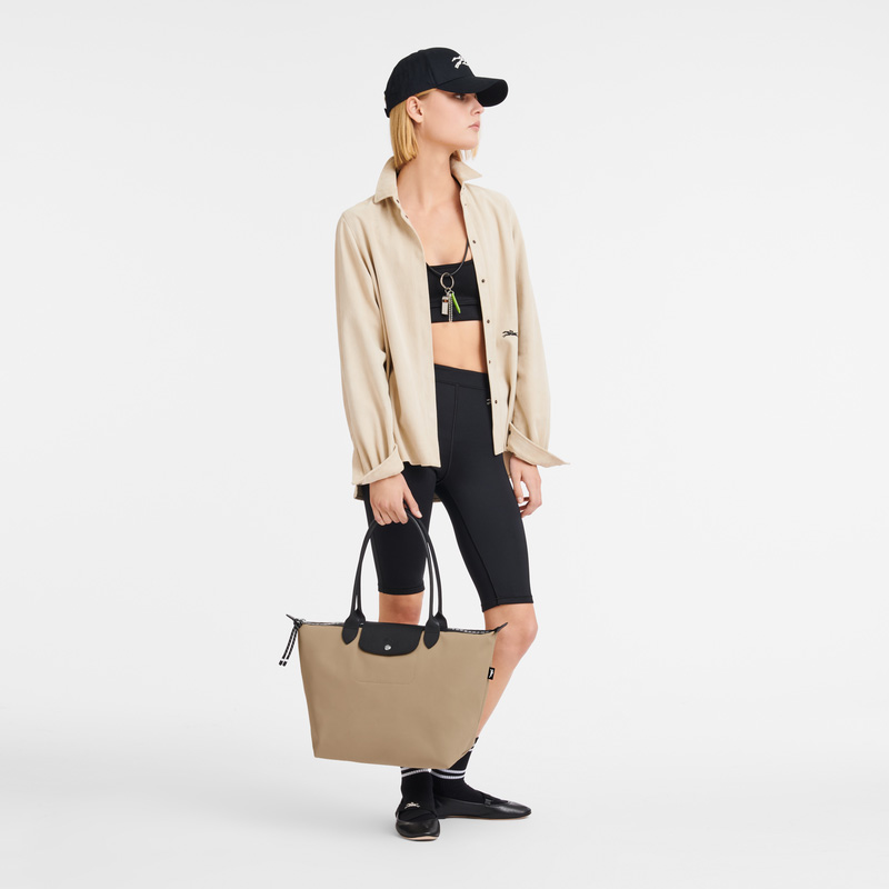 Bolsas De Ombro Longchamp Le Pliage Energy L Tote bag Feminino Clay | LC-YPMN9088