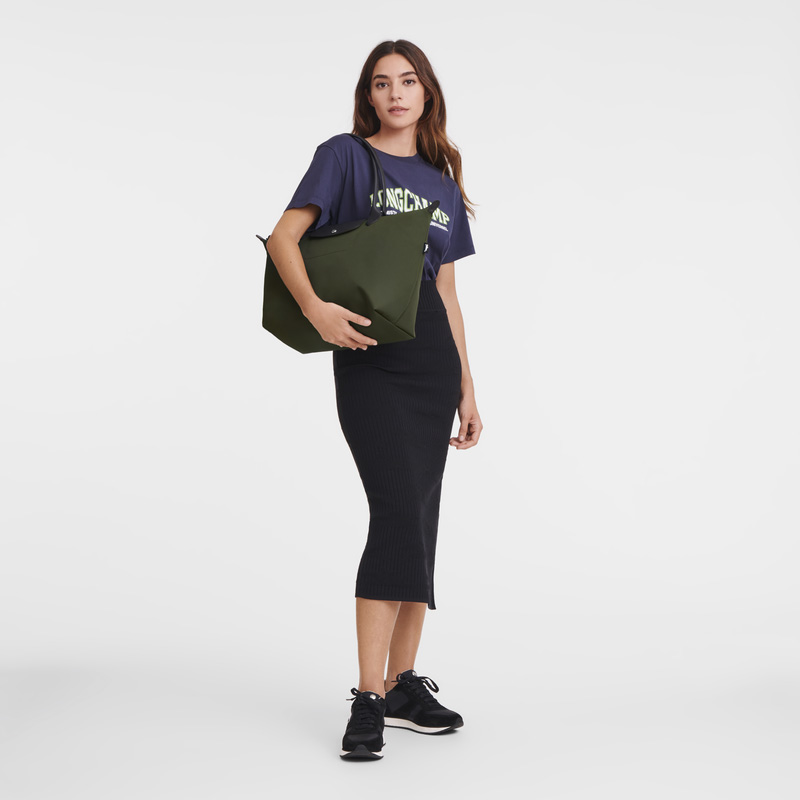 Bolsas De Ombro Longchamp Le Pliage Energy L Tote bag Feminino Caqui | LC-NZTJ2944