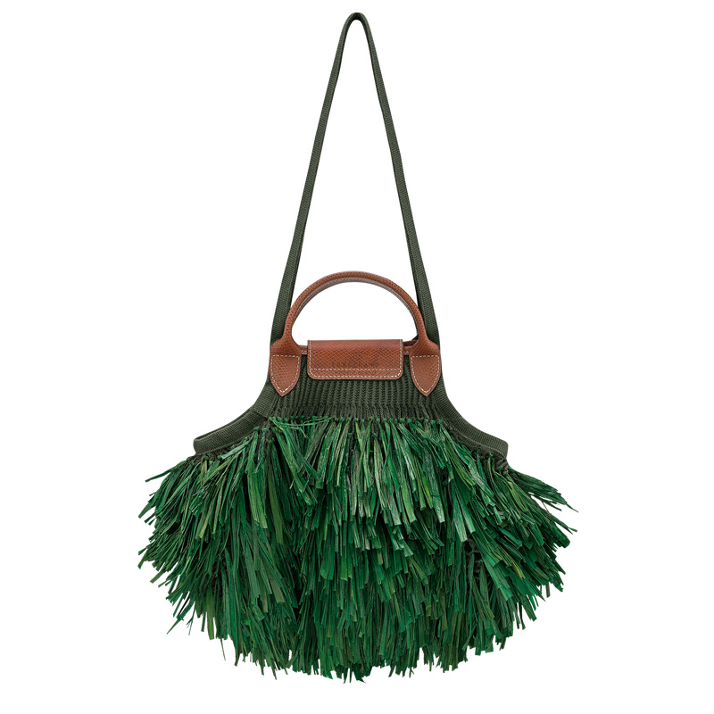 Bolsas De Ombro Longchamp Le Pliage Filet L Mesh bag Feminino Caqui | LC-HRXW3845