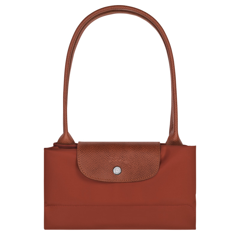 Bolsas De Ombro Longchamp Le Pliage Green L Tote bag Feminino Chestnut | LC-RESE4935