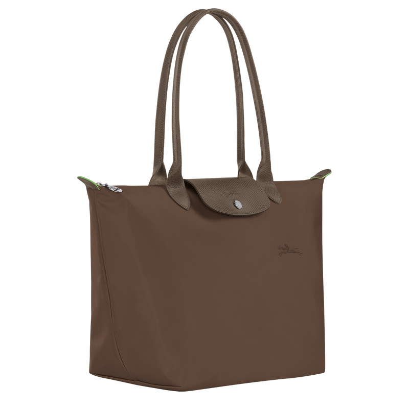 Bolsas De Ombro Longchamp Le Pliage Green L Tote bag Feminino Terra | LC-DPJX2425