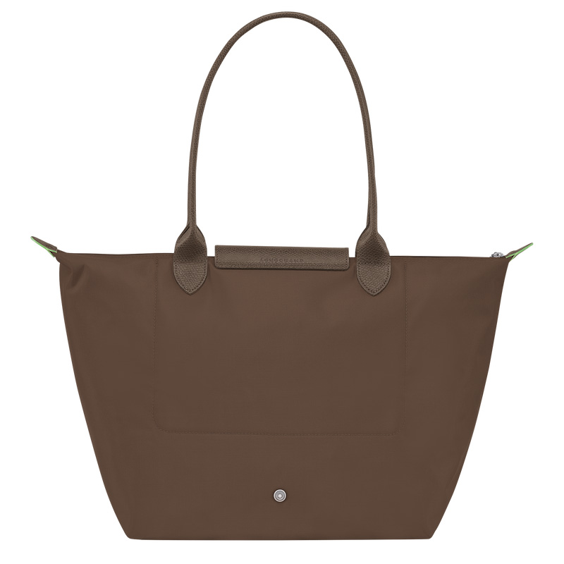 Bolsas De Ombro Longchamp Le Pliage Green L Tote bag Feminino Terra | LC-DPJX2425