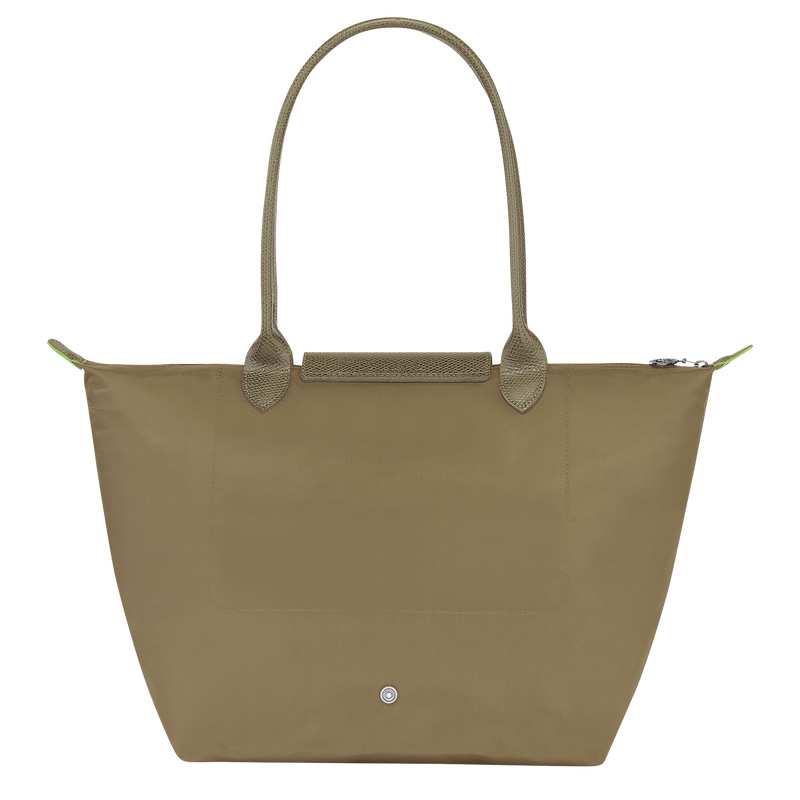 Bolsas De Ombro Longchamp Le Pliage Green L Tote bag Feminino Artichoke | LC-IOKG5247